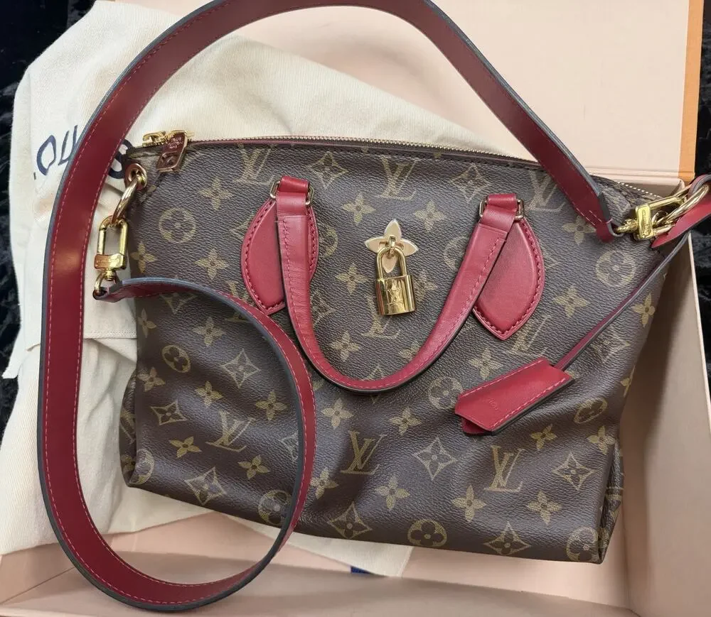 Louis Vuitton crossbody - Nearly New, Wine Trim, Original Box & Bag